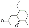 6-甲基-3-(1-甲基乙基)-2-(2-氧代丙基)环己酮结构式_56772-10-2结构式