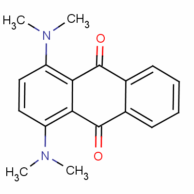 1,4-双(二甲基氨基)蒽醌结构式_56799-32-7结构式