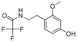 2,2,2-三氟-n-[2-(4-羟基-2-甲氧基苯基)乙基]乙酰胺结构式_56805-14-2结构式