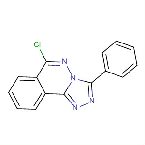 6-氯-3-苯基-1,2,4-噻唑并[3,4-a]二氮杂萘结构式_56813-54-8结构式