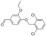 4-(2,6-二氯苄氧基)-3-乙氧基苯甲醛结构式_568556-77-4结构式