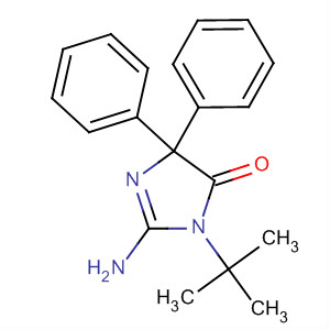 2-氨基-3-(1,1-二甲基乙基)-3,5-二氢-5,5-二苯基-4H-咪唑-4-酮结构式_56954-65-5结构式