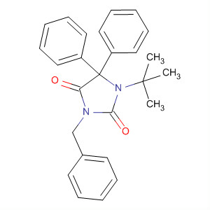 1-(1,1-二甲基乙基)-5,5-二苯基-3-(苯基甲基)-2,4-咪唑啉二酮结构式_56954-71-3结构式