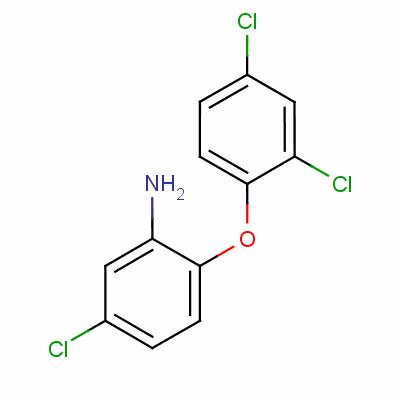 5-Chloro-2-(2,4-dichlorophenoxy)aniline Structure