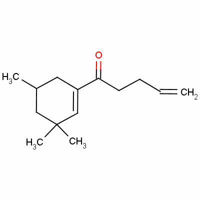 1-(3,3,5-三甲基-1-环己烯-1-基)-4-戊烯-1-酮结构式_56974-04-0结构式