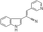 (ALPHAZ)-ALPHA-(3-吡啶基亚甲基)-1H-吲哚-3-乙腈结构式_57046-73-8结构式