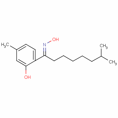 1-(2-羟基-对甲苯)异壬烷-1-酮肟结构式_57077-34-6结构式