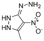 (9ci)-1,2-二氢-5-甲基-4-硝基-3H-吡唑-3-酮结构式_57097-82-2结构式