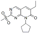 8-环戊基-6-乙基-2-(甲基磺酰基)-吡啶并[2,3-d]嘧啶-7(8H)-酮结构式_571189-26-9结构式
