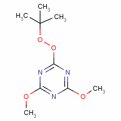 2-(叔丁基二氧基)-4,6-二甲氧基-1,3,5-三嗪结构式_57137-33-4结构式