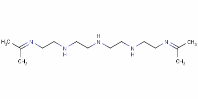 N-[2-[(1-甲基亚乙基)氨基]乙基]-n-[2-[[2-[(1-甲基亚乙基)氨基]乙基]氨基]乙基]乙烯二胺结构式_57137-50-5结构式