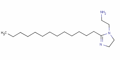 4,5-二氢-2-十三基-1H-咪唑-1-乙胺结构式_57151-50-5结构式