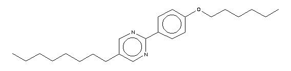 2-[4-N-(己氧基)苯基]-5-N-辛基嘧啶结构式_57202-48-9结构式