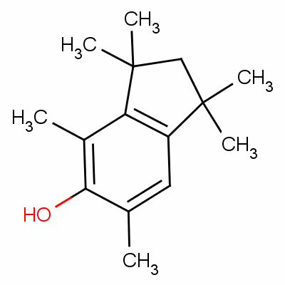 1,1,3,3,4,6-六甲基茚烷-5-醇结构式_57244-53-8结构式