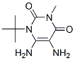 (9ci)-5,6-二氨基-1-(1,1-二甲基乙基)-3-甲基-2,4(1H,3h)-嘧啶二酮结构式_572922-76-0结构式