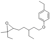 6,7-Ep氧基-3-乙基-1-(4-乙基苯氧基)-7-甲基壬烷结构式_57342-02-6结构式