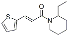 (9ci)-2-乙基-1-[1-氧代-3-(2-噻吩)-2-丙烯基]-哌啶结构式_573992-93-5结构式