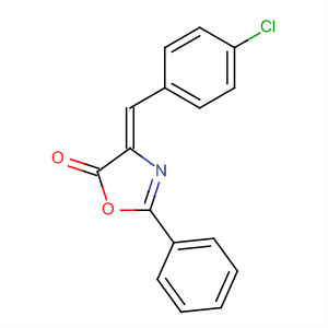 (Z)-4-(4-氯亚苄基)-2-苯基噁唑-5(4h)-酮结构式_57427-77-7结构式 (Z)-4-(4-氯亚苄基)-2-苯基噁唑-5(4h)-酮结构式_57427-77-7结构式