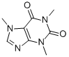 咖啡因(碱)结构式_5743-12-4结构式