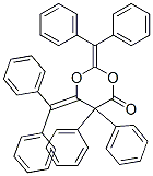 5,5-二苯基-2,6-双(二苯基亚甲基)-1,3-二噁烷-4-酮结构式_57438-11-6结构式