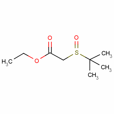 [(1,1-二甲基乙基)亚硫酰基]乙酸乙酯结构式_57475-09-9结构式