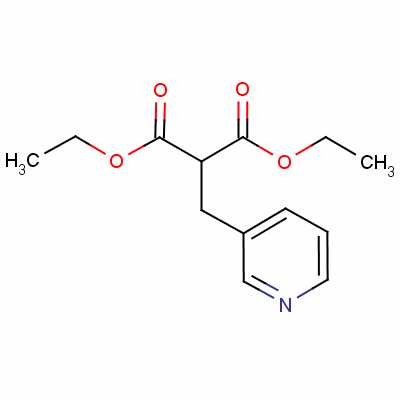 (3-吡啶甲基)丙二酸二乙酯结构式_57477-12-0结构式