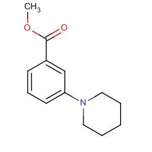 3-(1-哌啶基)苯甲酸甲酯结构式_57489-59-5结构式