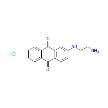 2-[(2-氨基乙基)氨基]蒽醌盐酸盐结构式_57524-50-2结构式