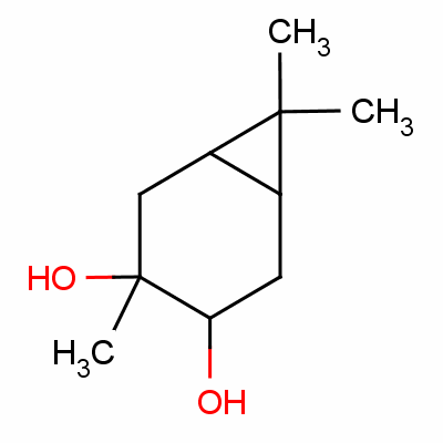 3,7,7-三甲基双环[4.1.0]庚烷-3,4-二醇结构式_57526-47-3结构式