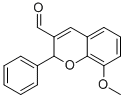 8-甲氧基-2-苯基-2H-1-苯并吡喃-3-羧醛结构式_57543-50-7结构式