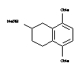 2-(甲基氨基)-5,8-二甲氧基-1,2,3,4-四氢萘结构式_57547-37-2结构式