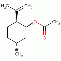 乙酸异胡薄荷醇酯结构式_57576-09-7结构式