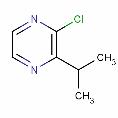 2-氯-3-(1-甲基乙基)吡嗪结构式_57674-20-1结构式