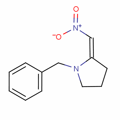 1-(苄基)-2-(硝基亚甲基)吡咯烷结构式_57734-58-4结构式