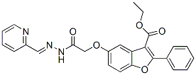 (9ci)-5-[2-氧代-2-[(2-吡啶亚甲基)肼基]乙氧基]-2-苯基-3-苯并呋喃羧酸乙酯结构式_578701-66-3结构式