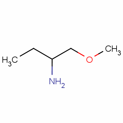(R)-1-甲氧基甲基-丙胺结构式_57883-06-4结构式