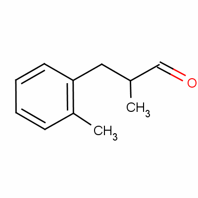 2-甲基-3(邻甲苯)丙醛结构式_57918-84-0结构式