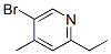 Pyridine,5-bromo-2-ethyl-4-methyl-(9ci)Structure,579475-88-0Structure Pyridine,5-bromo-2-ethyl-4-methyl-(9ci) Structure,579475-88-0Structure