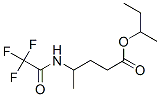 4-[(三氟乙酰基)氨基]戊酸 1-甲基丙酯结构式_57983-38-7结构式