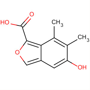 5-羟基-6,7-二甲基-2-苯并呋喃羧酸结构式_581807-45-6结构式