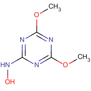 2,4-二甲氧基-6-(羟基氨基)-1,3,5-三嗪结构式_58190-03-7结构式