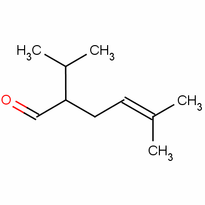 2-异丙基-5-甲基-4-己醛结构式_58191-81-4结构式