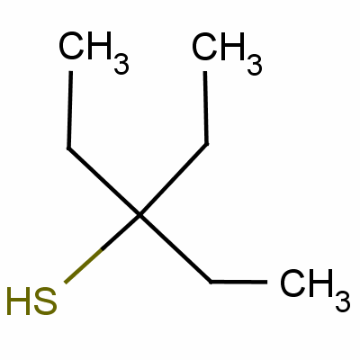 3-乙基戊烷-3-硫醇结构式_5827-80-5结构式