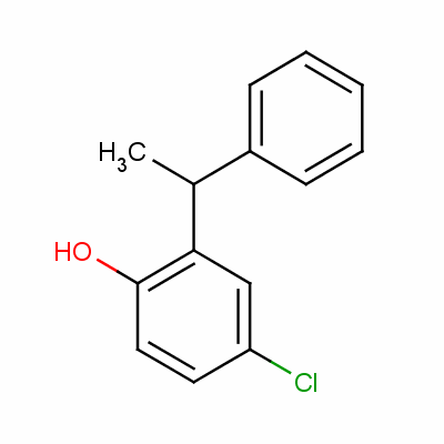 Dl-4-氯-2-(alpha-甲基苄基)苯酚结构式_5828-70-6结构式