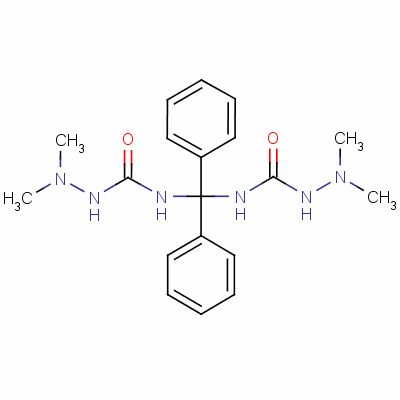 4,4-(二苯基亚甲基)双[1,1-二甲基氨基脲]结构式_58494-39-6结构式