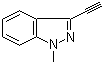 3-乙炔-1-甲基吲唑结构式_58536-59-7结构式