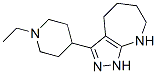 (9ci)-3-(1-乙基-4-哌啶基)-1,4,5,6,7,8-六氢-吡唑并[3,4-b]氮杂卓结构式_585520-35-0结构式
