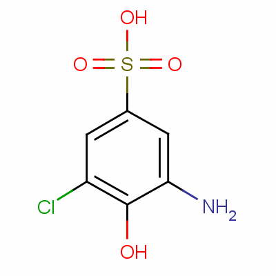 6-氯-2-氨基苯酚-4-磺酸结构式_5857-94-3结构式