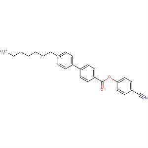 4-庚基-4-联苯羧酸 p-氰基苯酯结构式_58573-95-8结构式