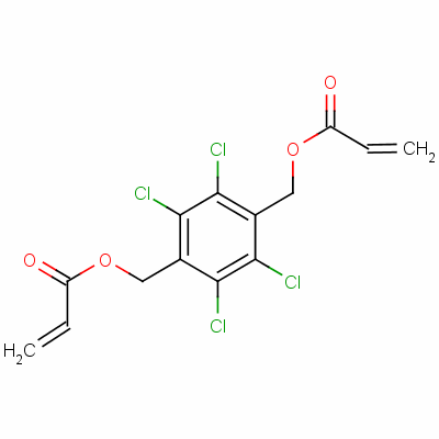 (四氯-1,4-亚苯基)双亚甲基 二丙烯酸酯结构式_58599-60-3结构式